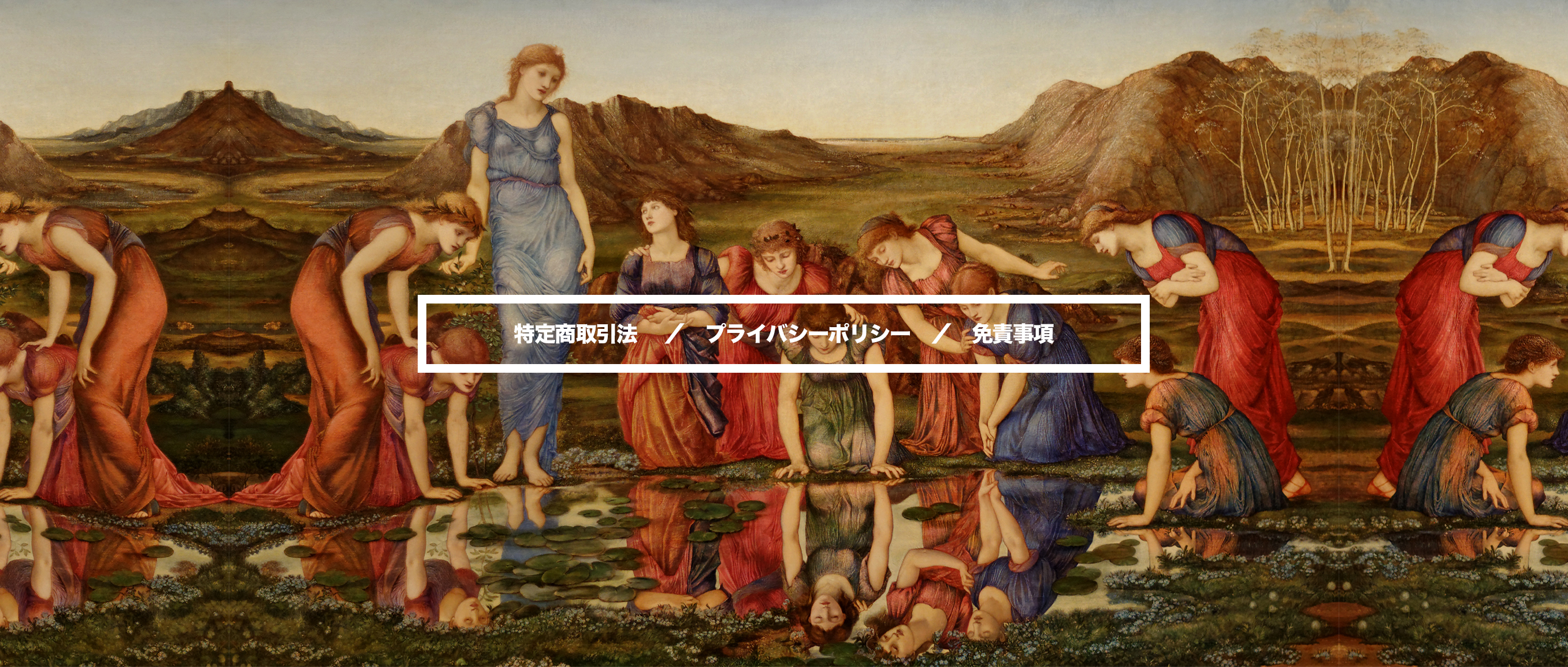 特定商取引法/プライバシーポリシー/免責事項